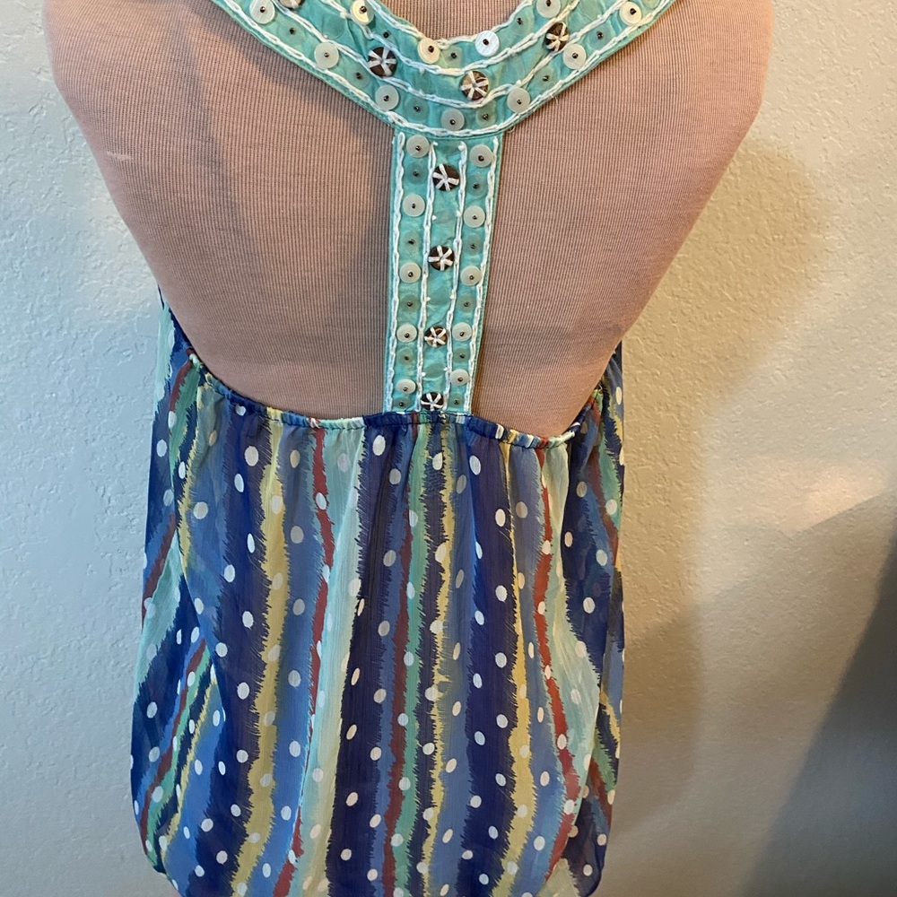 American Rag Striped T-back Tank - Picture 2 of 3